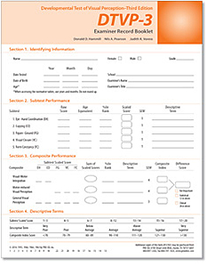 DTVP-3: Examiner Record Book (25)